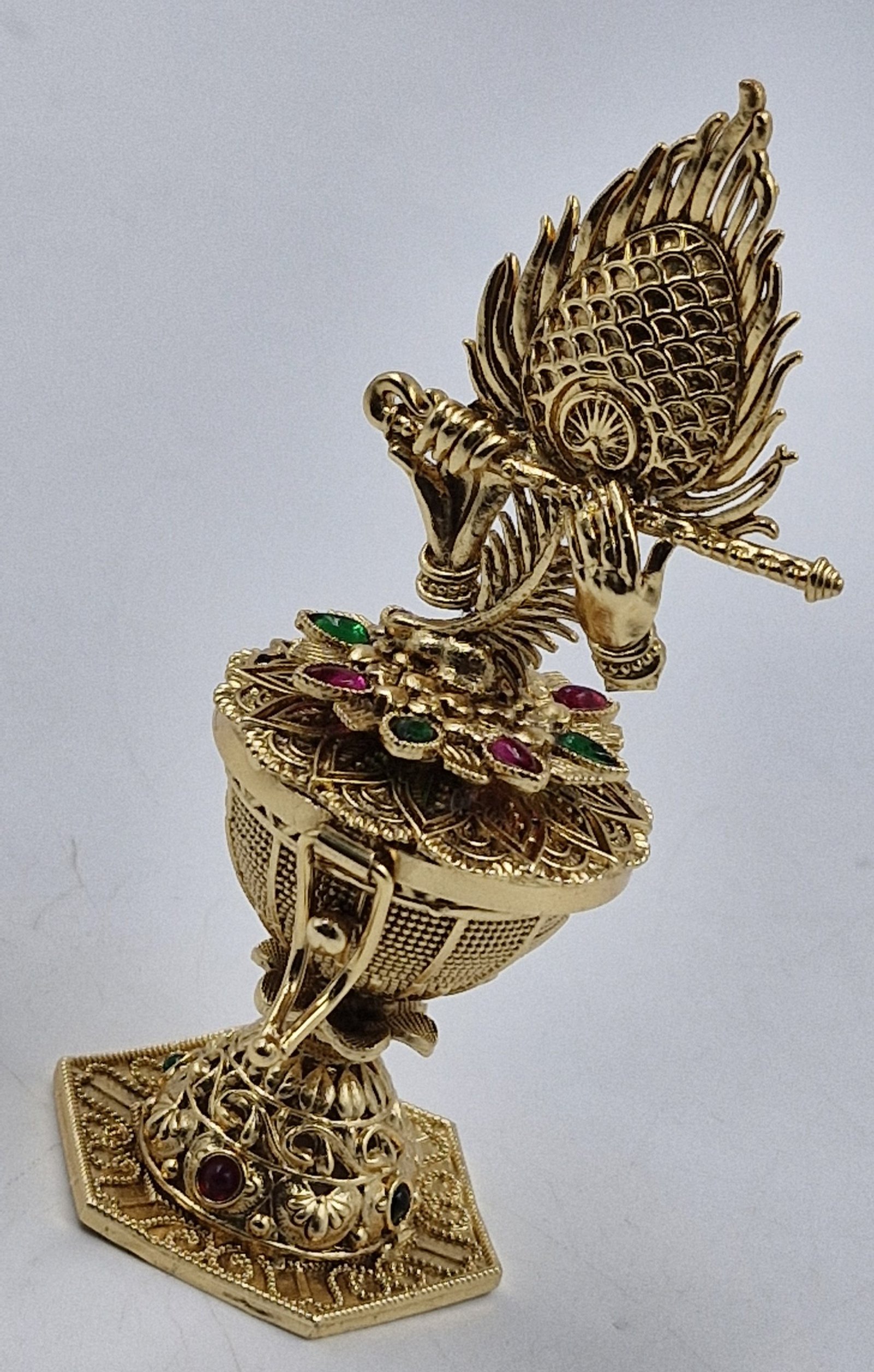 Krishna Designer Matte Finished Kum Kum Boxes Krishna Designer Matte Finished Kum Kum Boxes