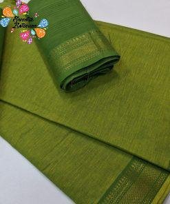 Apple Green and Green Colour Shalwar Material