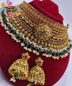 Flower Designer Matte Finished Necklace