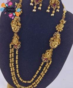 Peacock Designer Matte Finished Harram