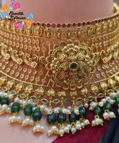 Flower Designer Matte Finished Necklace Flower Designer Matte Finished Necklace