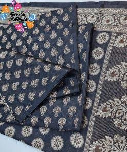 Black Pure Cotton Shalwar Material