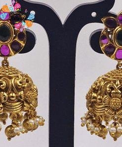 Flower Matte Finished Jhumkha Flower Matte Finished Jhumkha