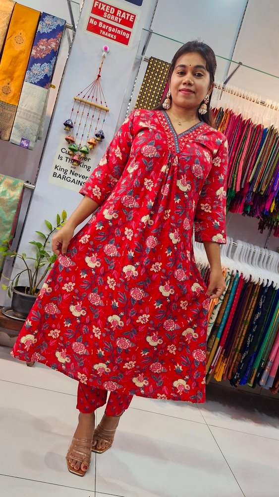 Premium Pink Colour Soft Cotton Ready Made Shalwar Suit - Image 9