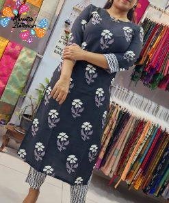 Premium Black and White Colour Soft Cotton Ready Made Shalwar Suit Premium Black and White Colour Soft Cotton Ready Made Shalwar Suit