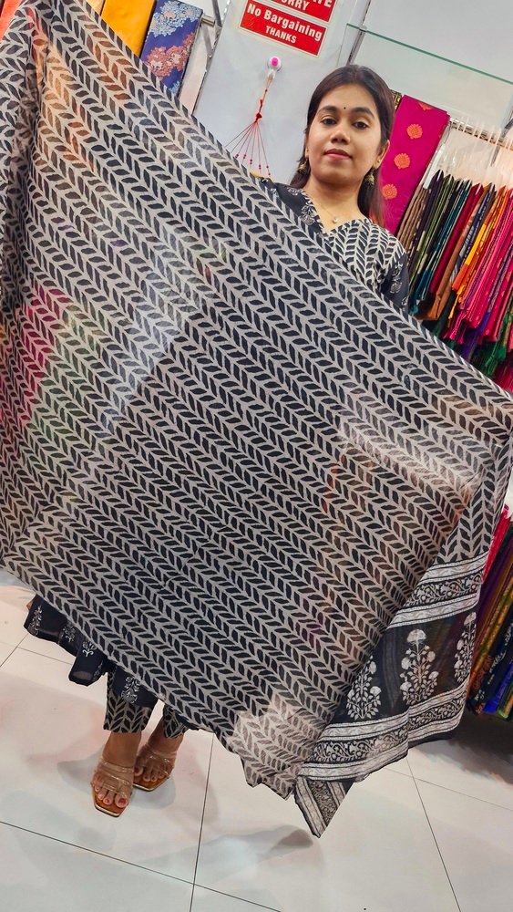 Premium Black Colour Soft Cotton Ready Made Shalwar Suit - Image 10