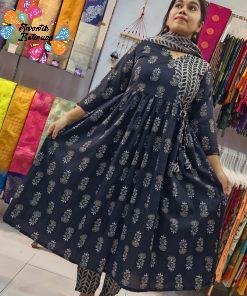 Premium Black Colour Soft Cotton Ready Made Shalwar Suit