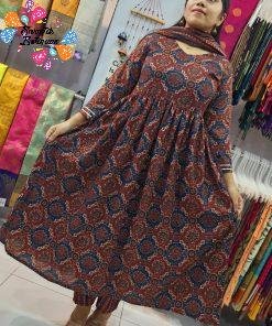 Premium Maroon  Colour Soft Cotton  Ready Made Shalwar Suit