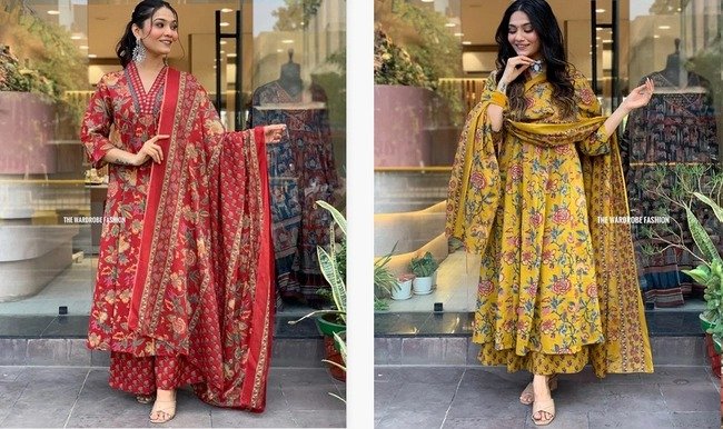 Premium Pink Colour Soft Cotton Ready Made Shalwar Suit - Image 4