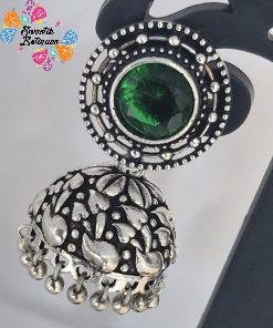 Oxidised Silver Jhumkha Oxidised Silver Jhumkha