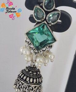 Oxidised Silver Jhumkha Oxidised Silver Jhumkha