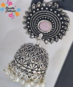 Oxidised Silver Jhumkha Oxidised Silver Jhumkha