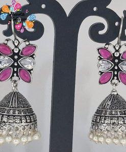 Oxidised Silver Jhumkha Oxidised Silver Jhumkha