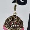 Floral Designer Oxidised Gold Jhumkha Floral Designer Oxidised Gold Jhumkha