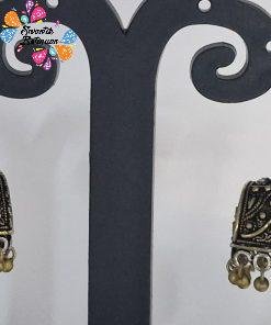 Floral Designer Oxidised Gold Jhumkha Floral Designer Oxidised Gold Jhumkha