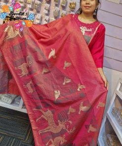 Pink Colour Roman Silk Ready Made Shalwar Suit Pink Colour Roman Silk Ready Made Shalwar Suit