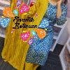 Blue and Yellow Ready Made Shalwar Suit Blue and Yellow Ready Made Shalwar Suit