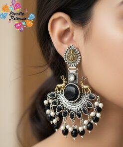 Oxidised Silver Earrings