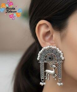 Oxidised Silver Earrings