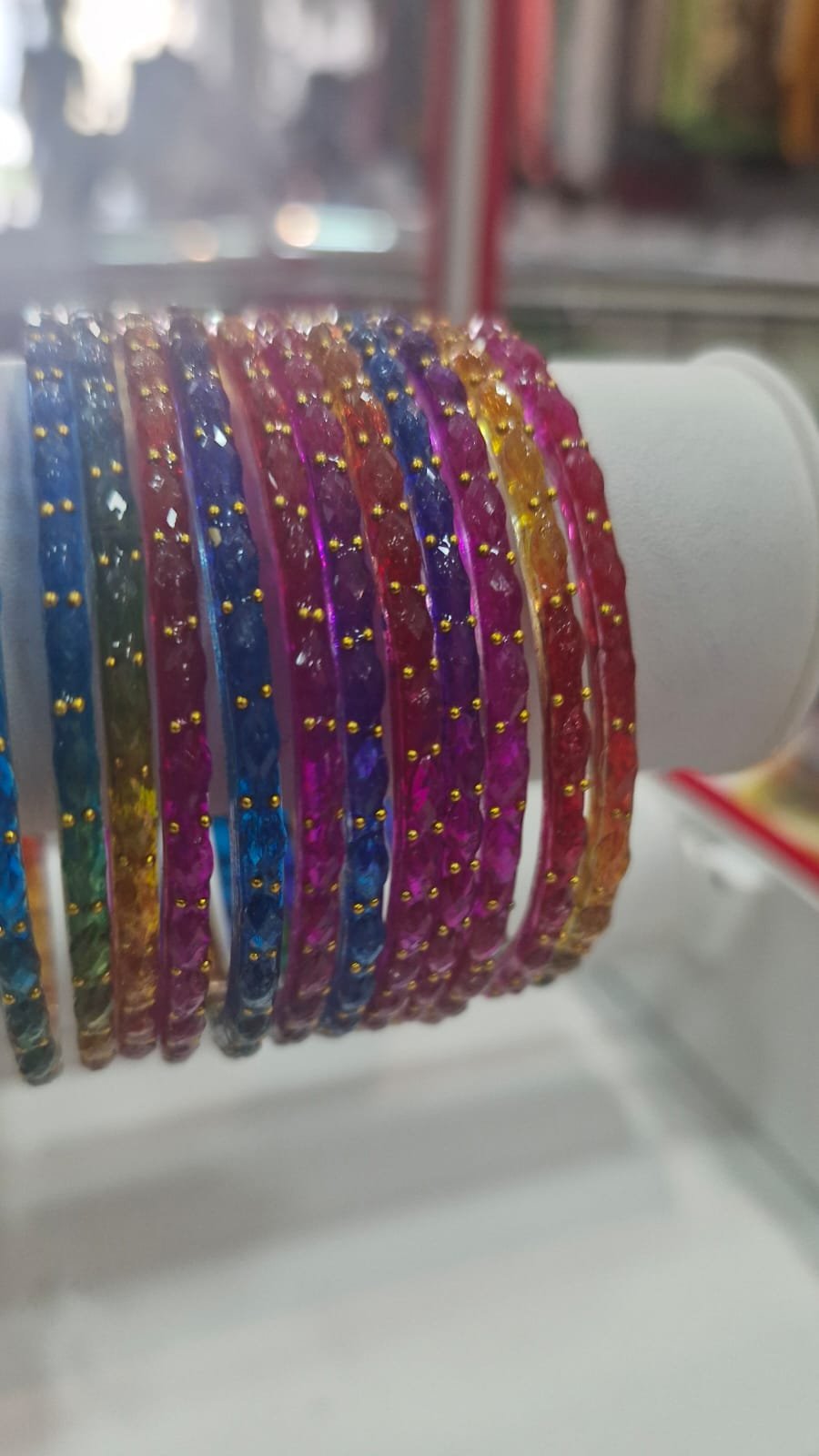 Multi Colour Raindrop Bangles Multi Colour Raindrop Bangles - Image 5