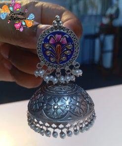 Oxidised Silver Jhumkha Oxidised Silver Jhumkha