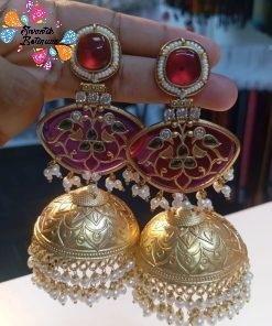 Matte Finished Jhumka Matte Finished Jhumka