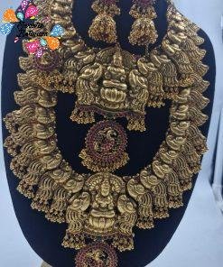 Matte Finished Lakshmi Design Full Bridal Set