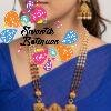 Pearl Multi Colour Matte Finished Harram