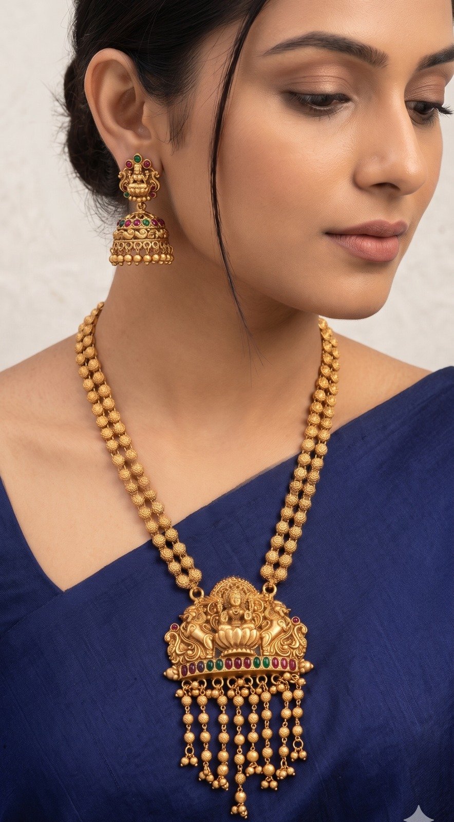 Lakshmi Designer Multi Colour Matte Finished Harram Lakshmi Designer Multi Colour Matte Finished Harram