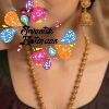 Lakshmi Designer Matte Finished Haram Lakshmi Designer Matte Finished Haram