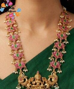 Lakshmi With Lotus Designer Matte Finished Haram