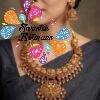 Peacock Designer Matte Finished Necklace Peacock Designer Matte Finished Necklace