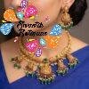 Lakshmi Designer Matte Finished Necklace Lakshmi Designer Matte Finished Necklace