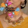 Flower Designer Matte Finished Necklace