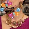 Flower Designer Matte Finished Chocker Flower Designer Matte Finished Chocker
