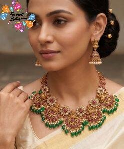 Lakshmi Designer Matte Finished Necklace