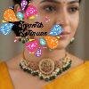 Flower Designer Matte Finished Necklace Flower Designer Matte Finished Necklace