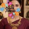 Lakshmi And Peacock Designer Matte Finished Necklace