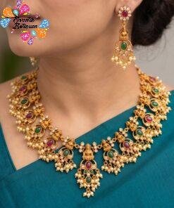 Lakshmi Designer Matte Finished Necklace