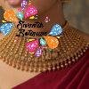 Kannan And Radhai Designer Matte Finished Necklace Kannan And Radhai Designer Matte Finished Necklace