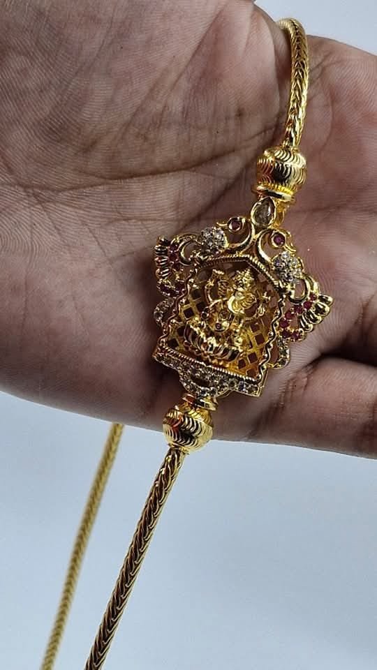 Traditional Gold Plated Mugapu Chain Traditional Gold Plated Mugapu Chain