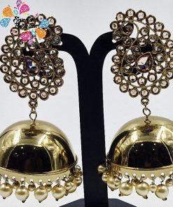 Oxidised Gold Jhumkha Oxidised Gold Jhumkha