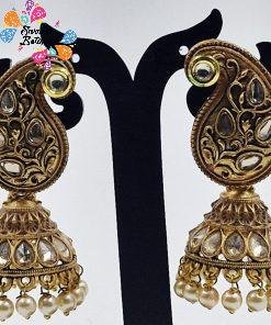 Oxidised Gold Jhumkha Oxidised Gold Jhumkha