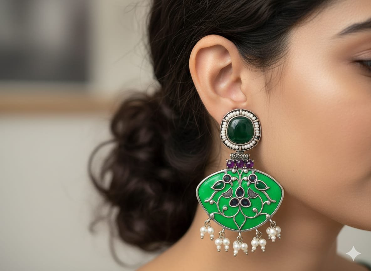 Meenakari Earrings Meenakari Earrings