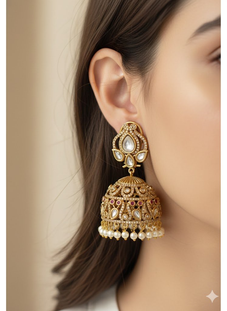 AD Stones Jhumkha AD Stones Jhumkha