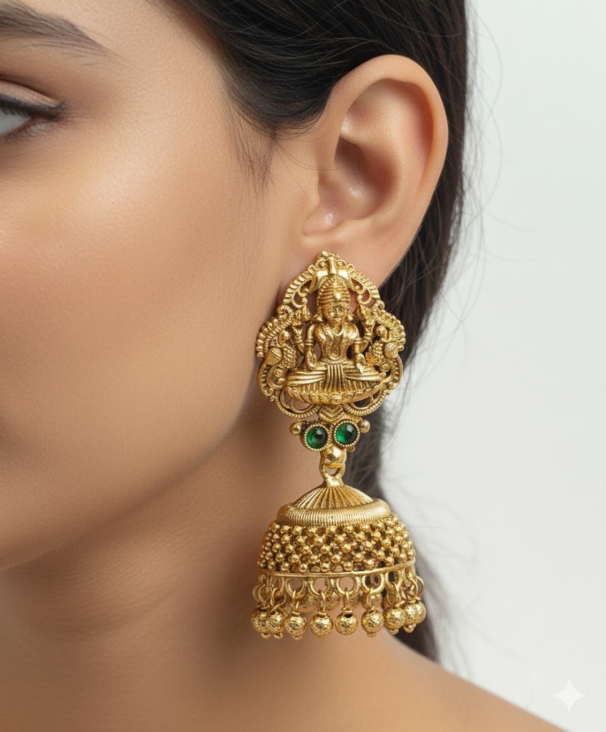 Matte Finished Jhumka Matte Finished Jhumka