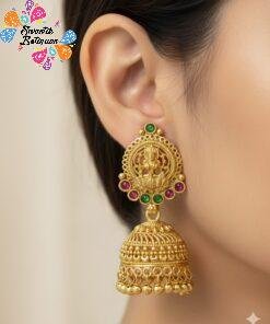 Lakshmi Designer Matte Finished Jhumka