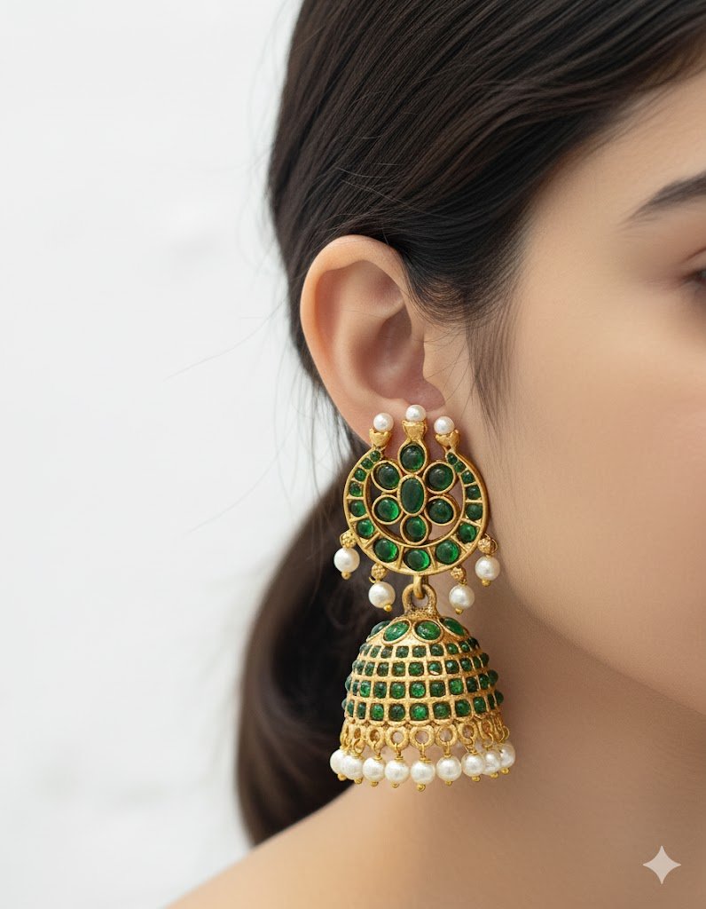Matte Finished Jhumka Matte Finished Jhumka