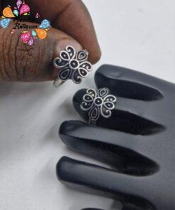 Oxidised Toe Rings