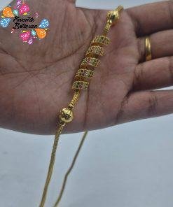 Alternative view of Traditional Gold Plated Mugapu Chain
